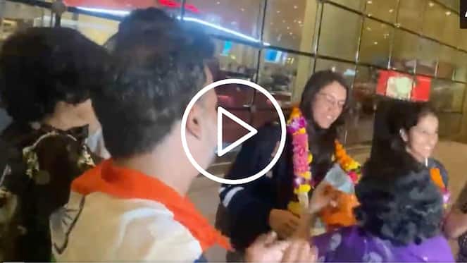[Watch] Smriti Mandhana Returns Home with Gold After India Women's Asian Games Victory